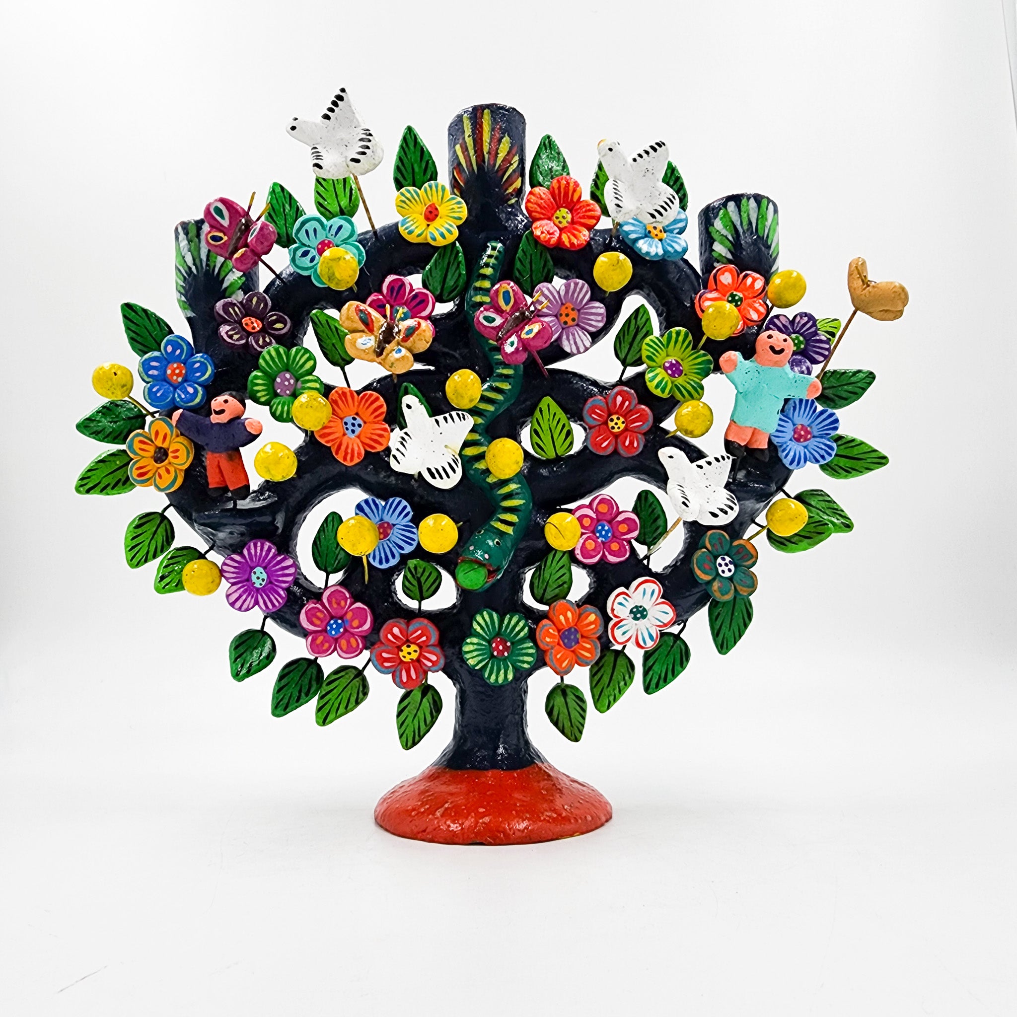 Portavelas Árbol de la Vida de Barro Betus