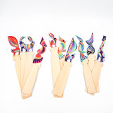 Wooden Book Separators with Hand Painted Alebrijes