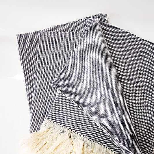 Set de 4 servilletas de algodón tejidas en telar de pedal