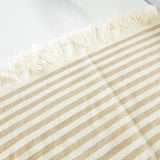 Set de 4 servilletas de algodón tejidas en telar de pedal