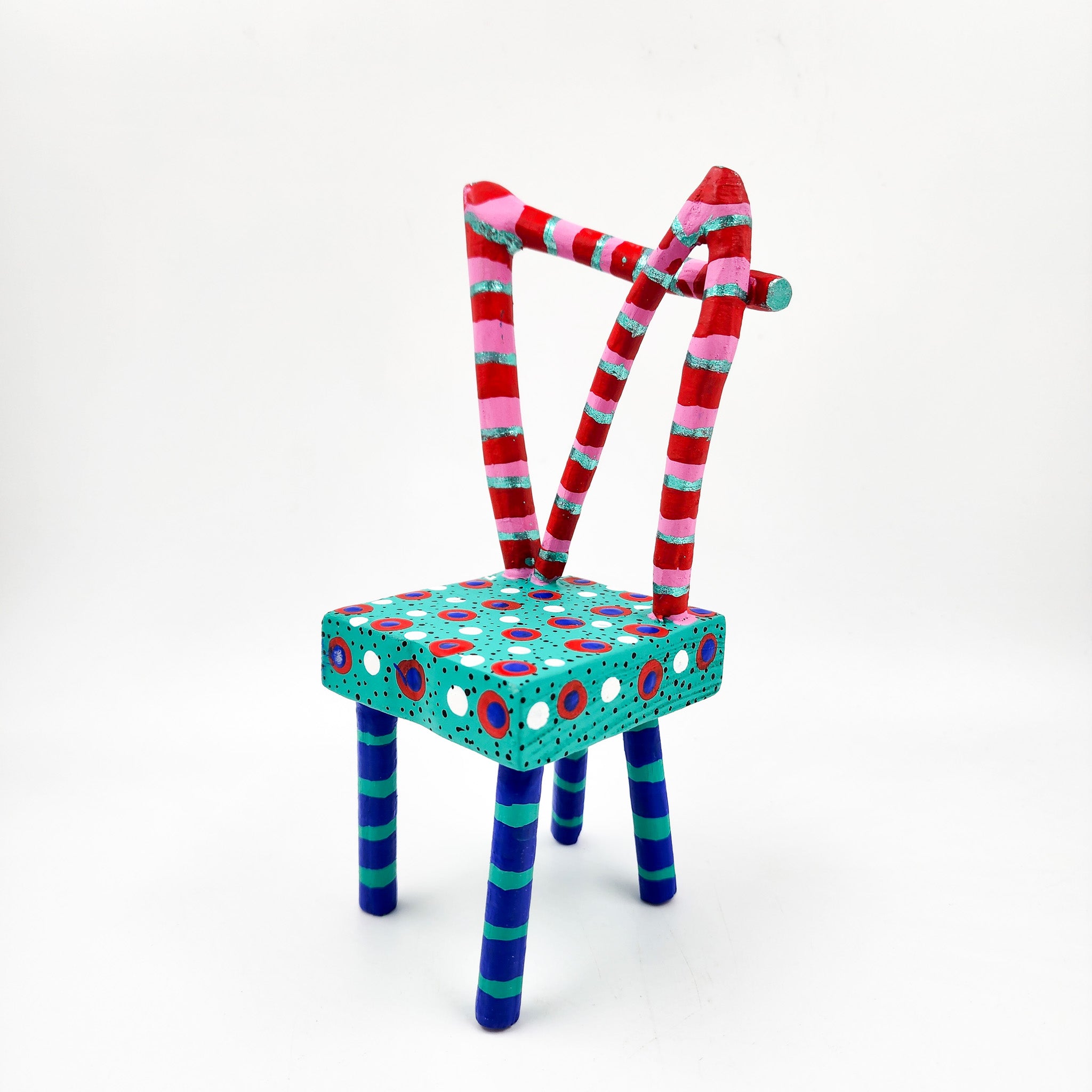 Sillita talla de madera