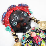 Sirena artesanal hecha de coco