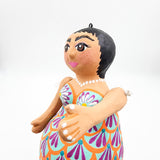 Sirena artesanal de cartonería mexicana con brazos articulados