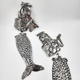 Sirena hojalata repujada