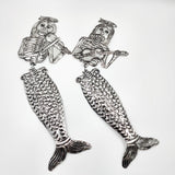 Sirena hojalata repujada