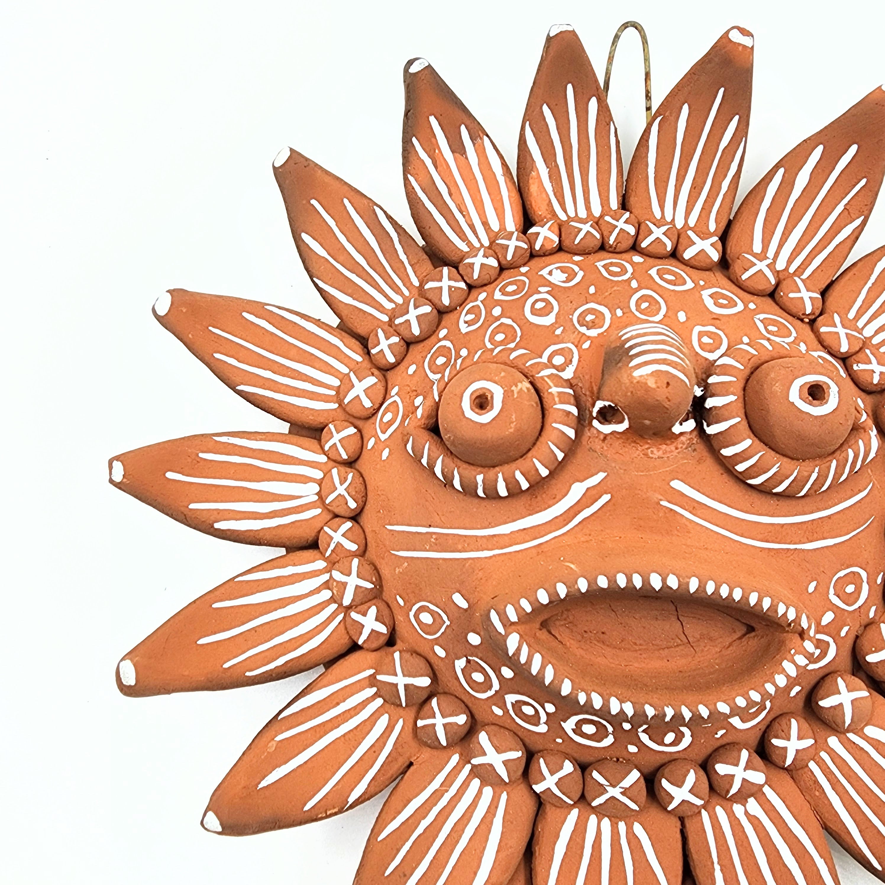 Sol de barro artesanal de Ocumicho