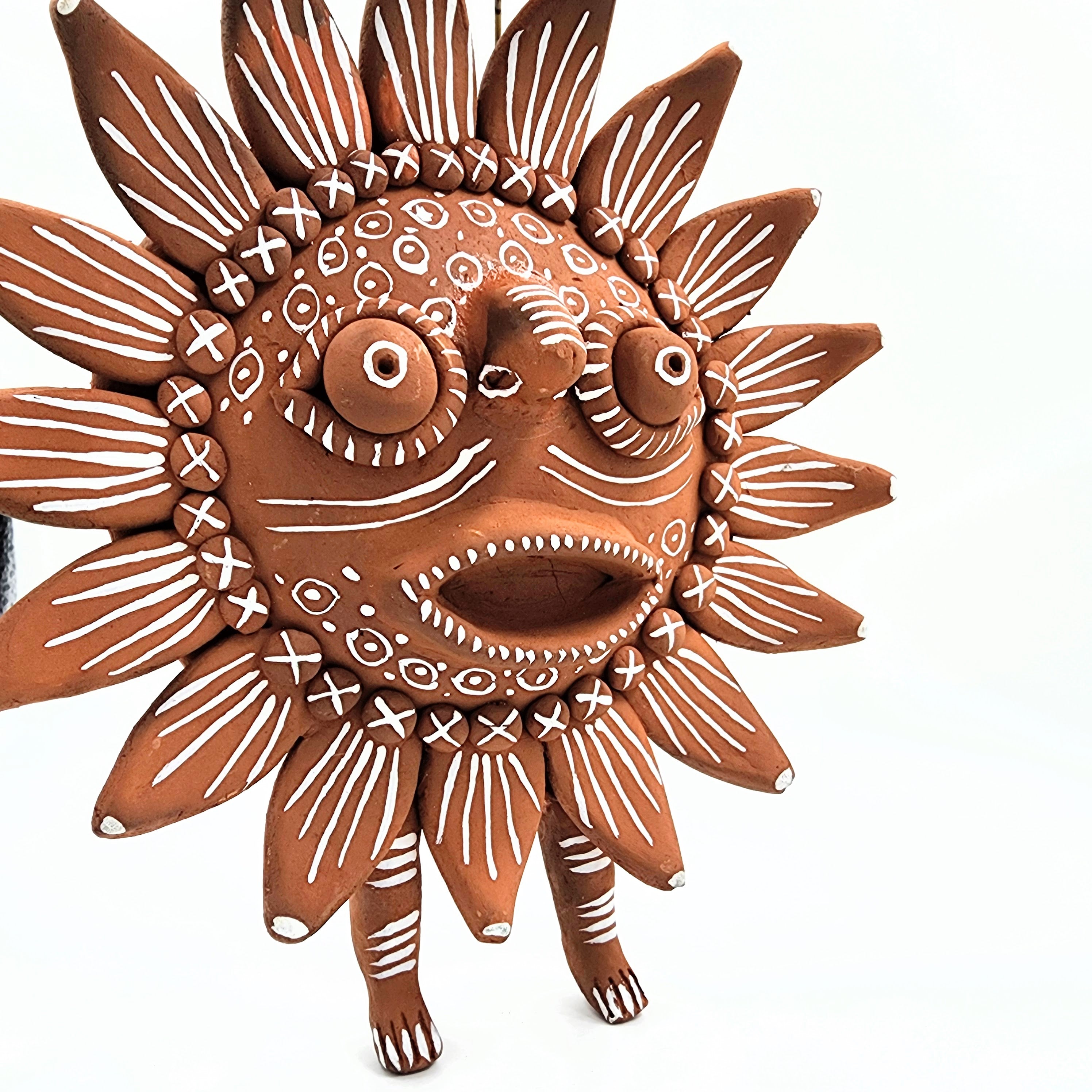 Sol de barro artesanal de Ocumicho