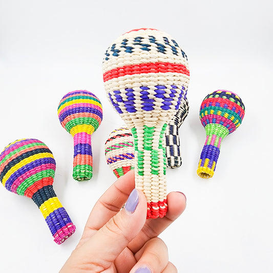 Sonaja chica de colores - Jipijapa