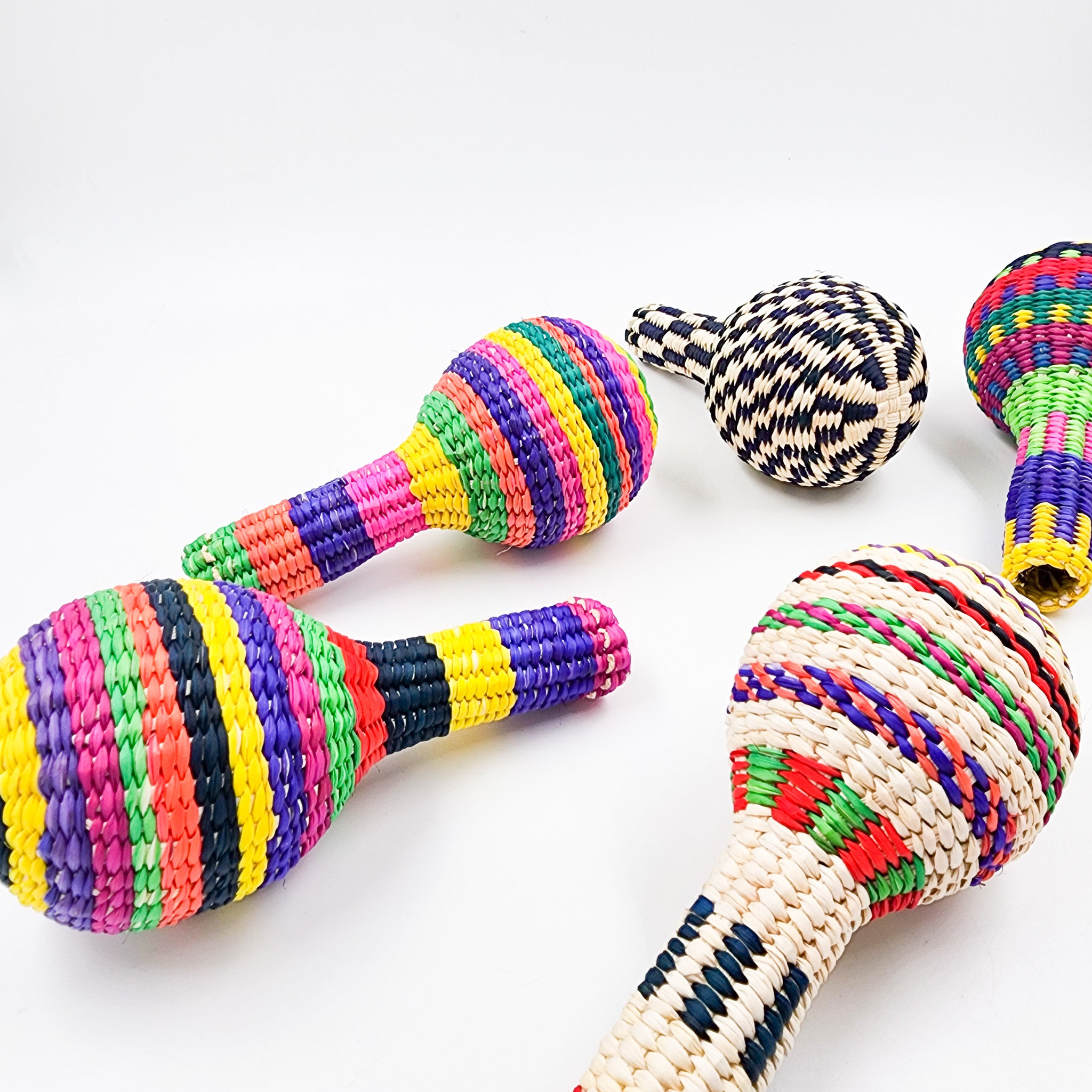 Sonaja chica de colores - Jipijapa