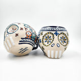 Taza calavera de cerámica