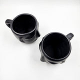 Taza Carita de barro negro