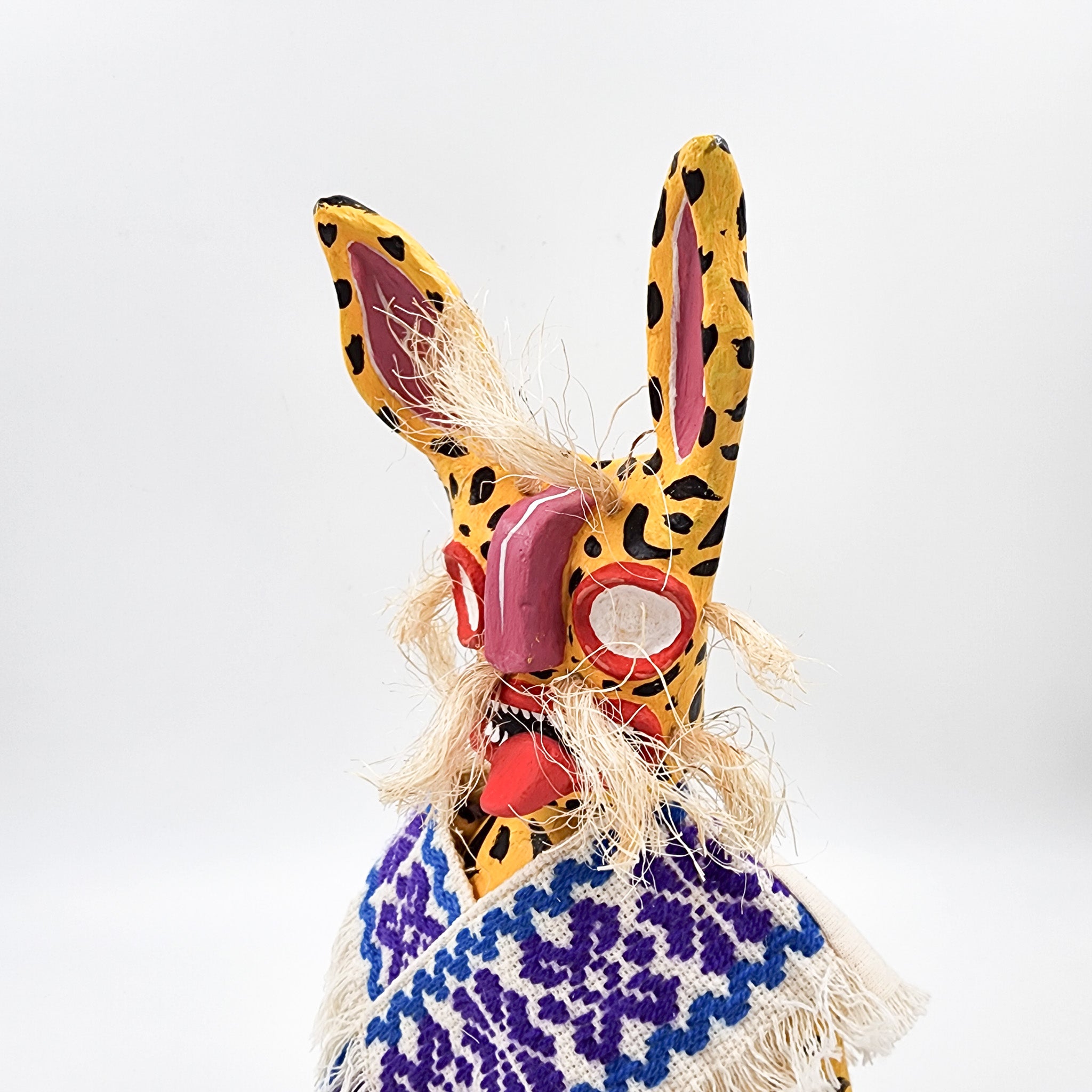 Tecuán amarillo articulado de cartón