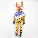 Tecuán amarillo articulado de cartón