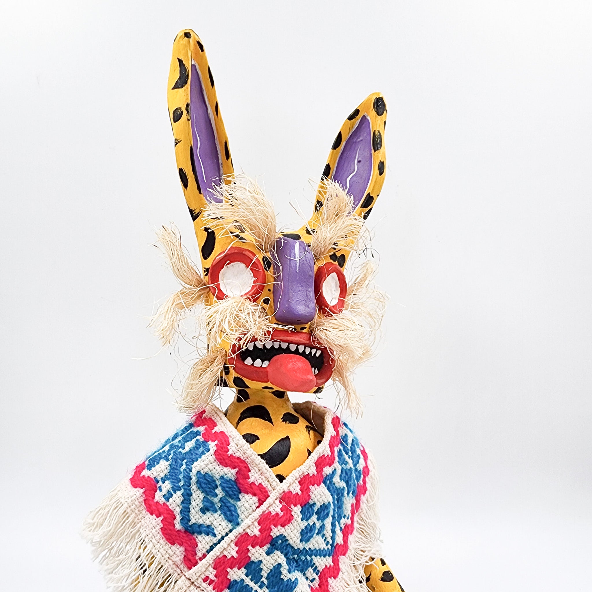 Tecuán amarillo articulado de cartón