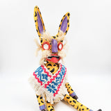 Tecuán amarillo articulado de cartón