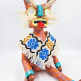 Tecuán rosa articulado de cartón