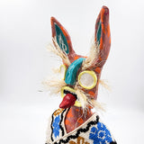 Tecuán rosa articulado de cartón