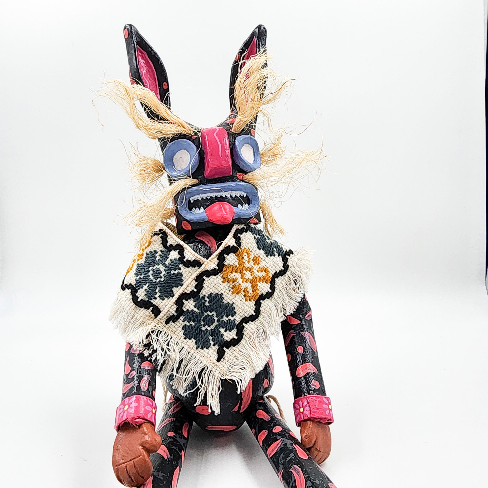 Tecuán negro articulado de cartón