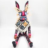 Tecuán negro articulado de cartón