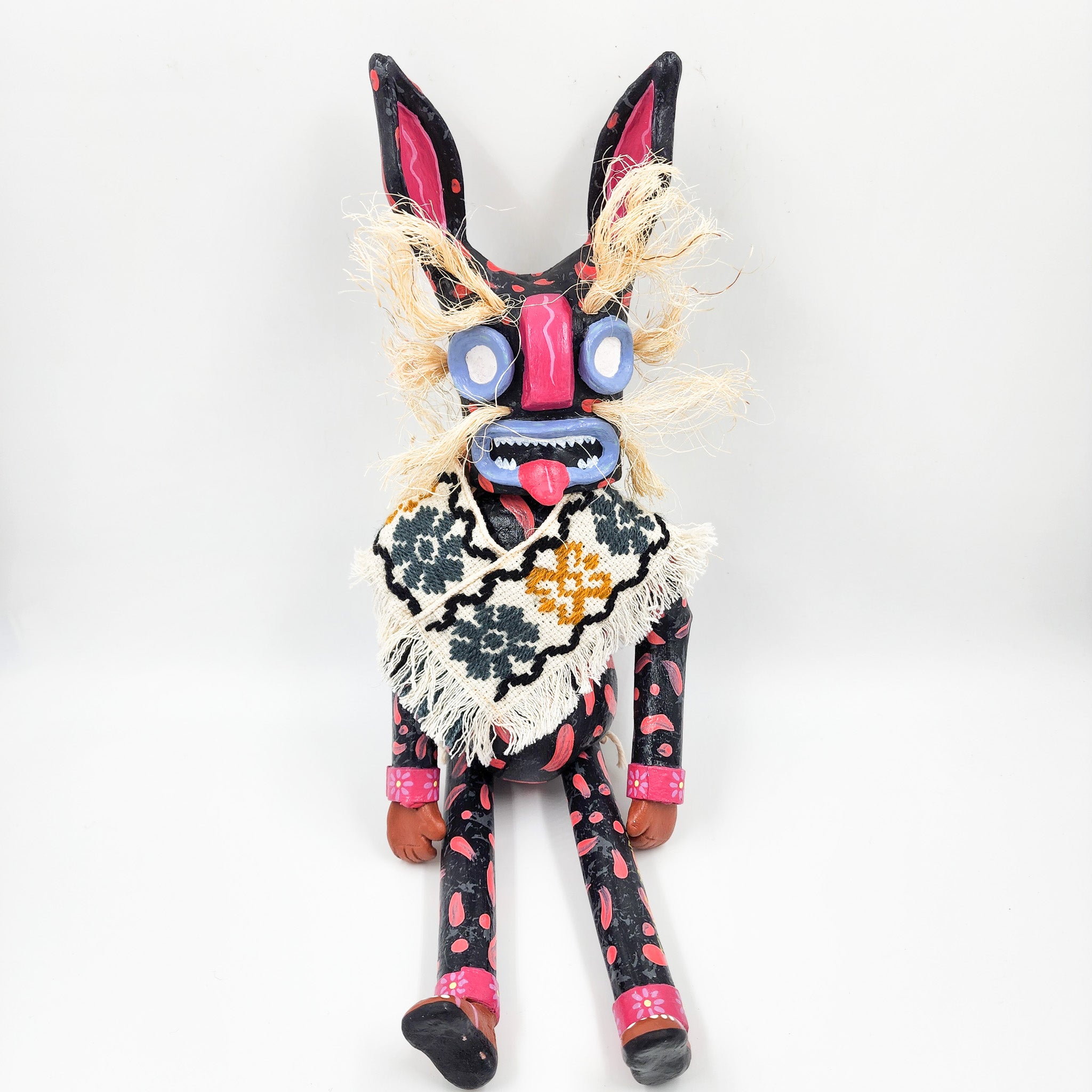 Tecuán negro articulado de cartón