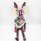 Tecuán negro articulado de cartón