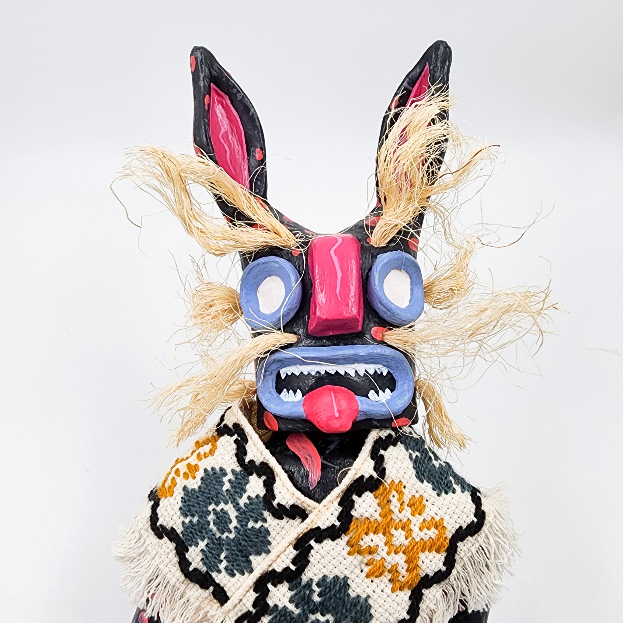 Tecuán negro articulado de cartón