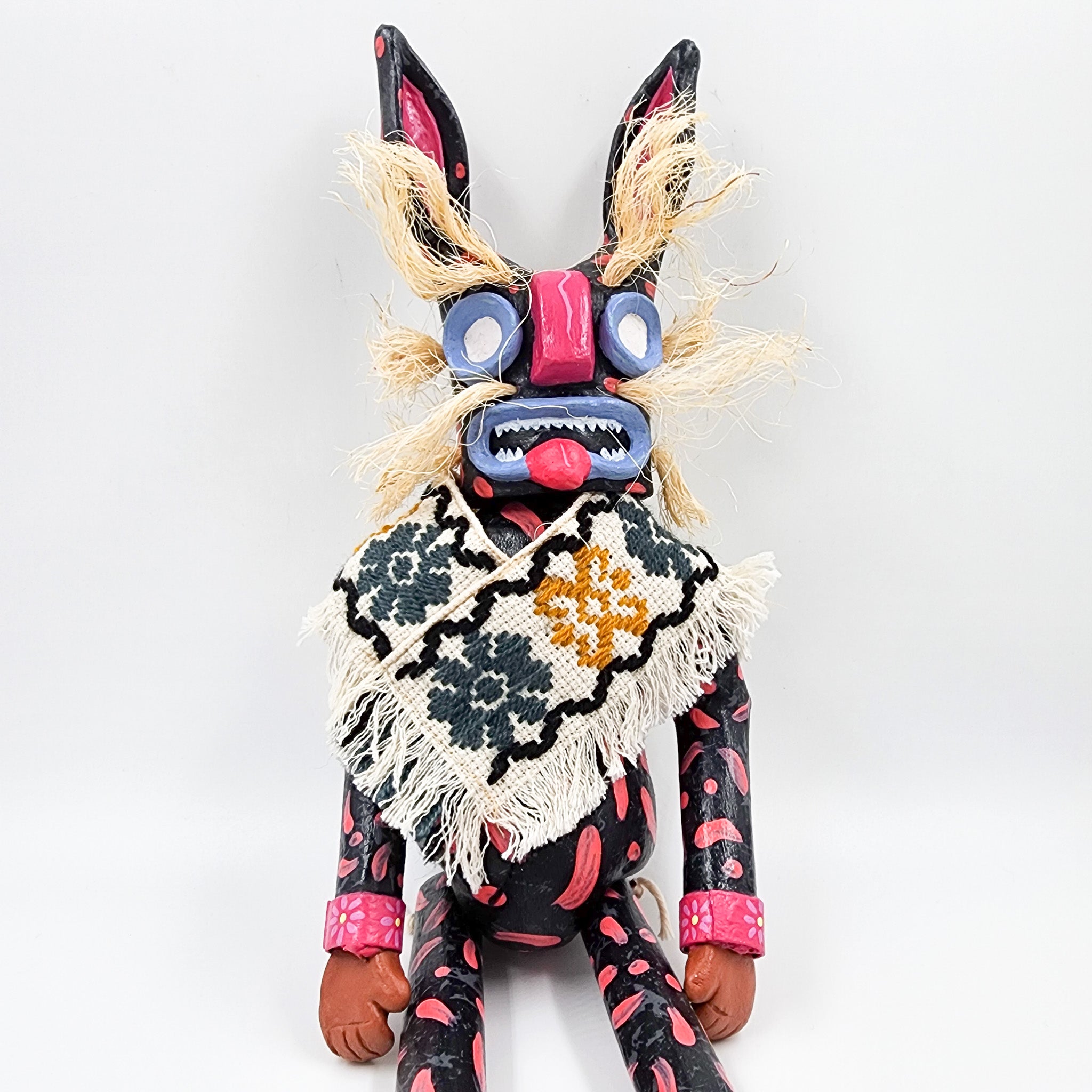 Tecuán negro articulado de cartón