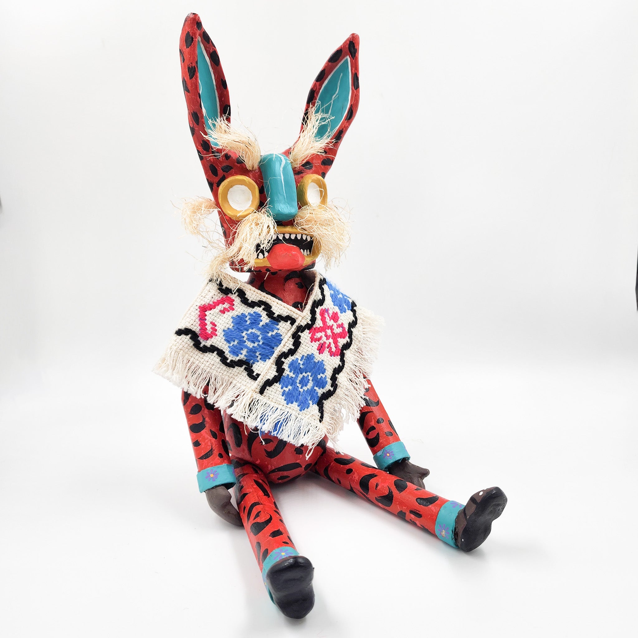 Tecuán rojo articulado de cartón