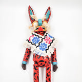 Tecuán rojo articulado de cartón