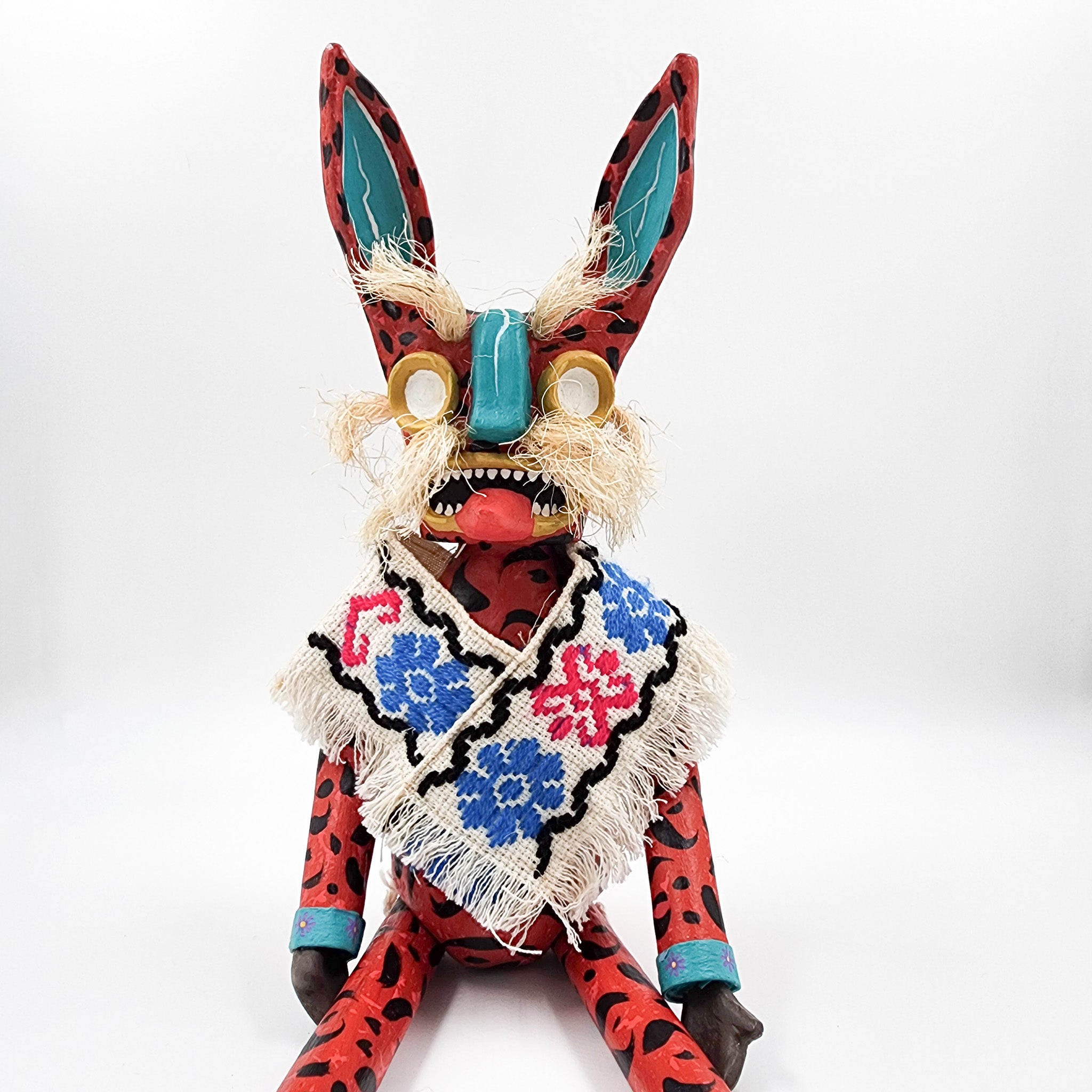 Tecuán rojo articulado de cartón