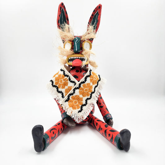 Tecuán rojo articulado de cartón