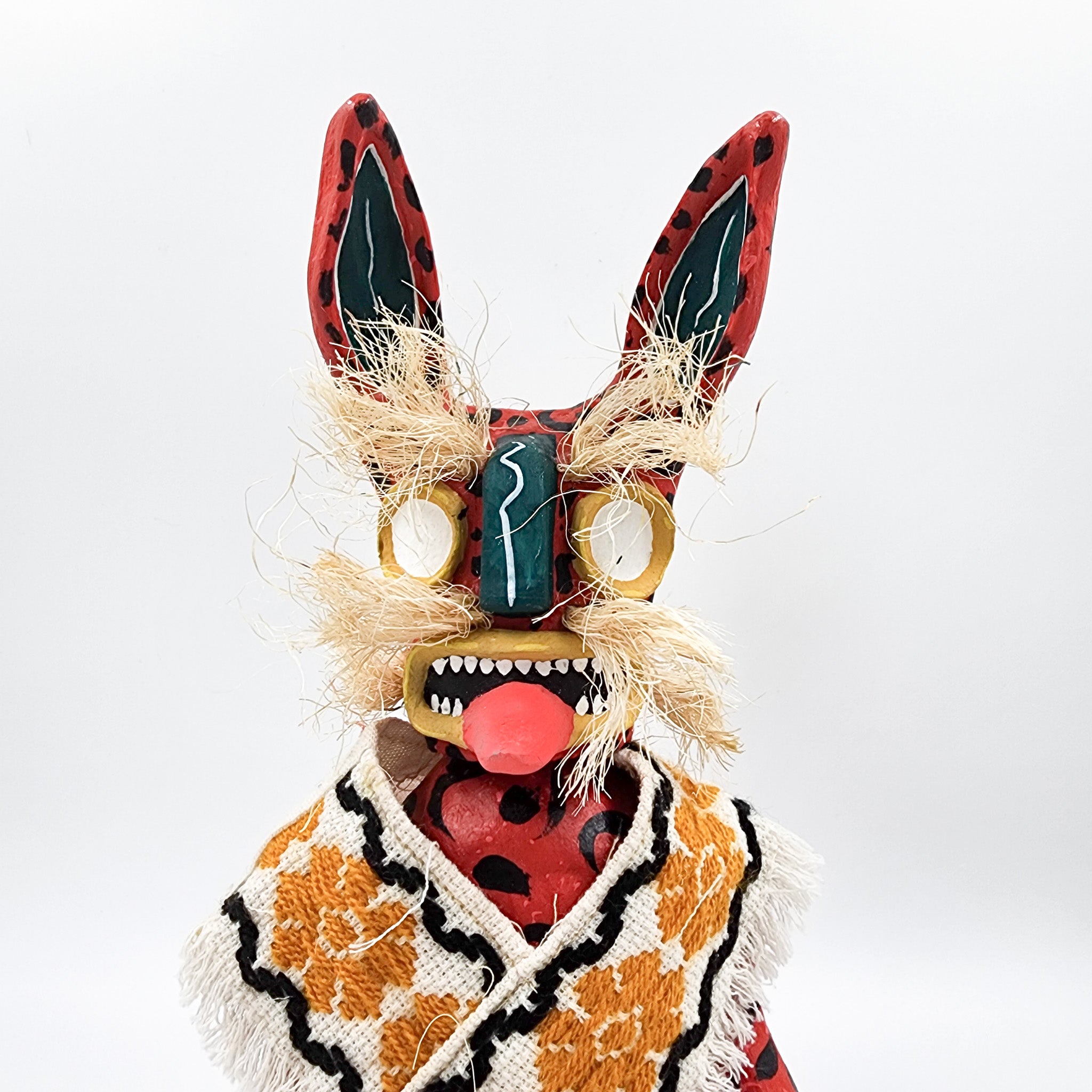 Tecuán rojo articulado de cartón