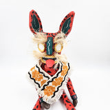 Tecuán rojo articulado de cartón