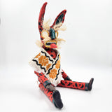 Tecuán rojo articulado de cartón