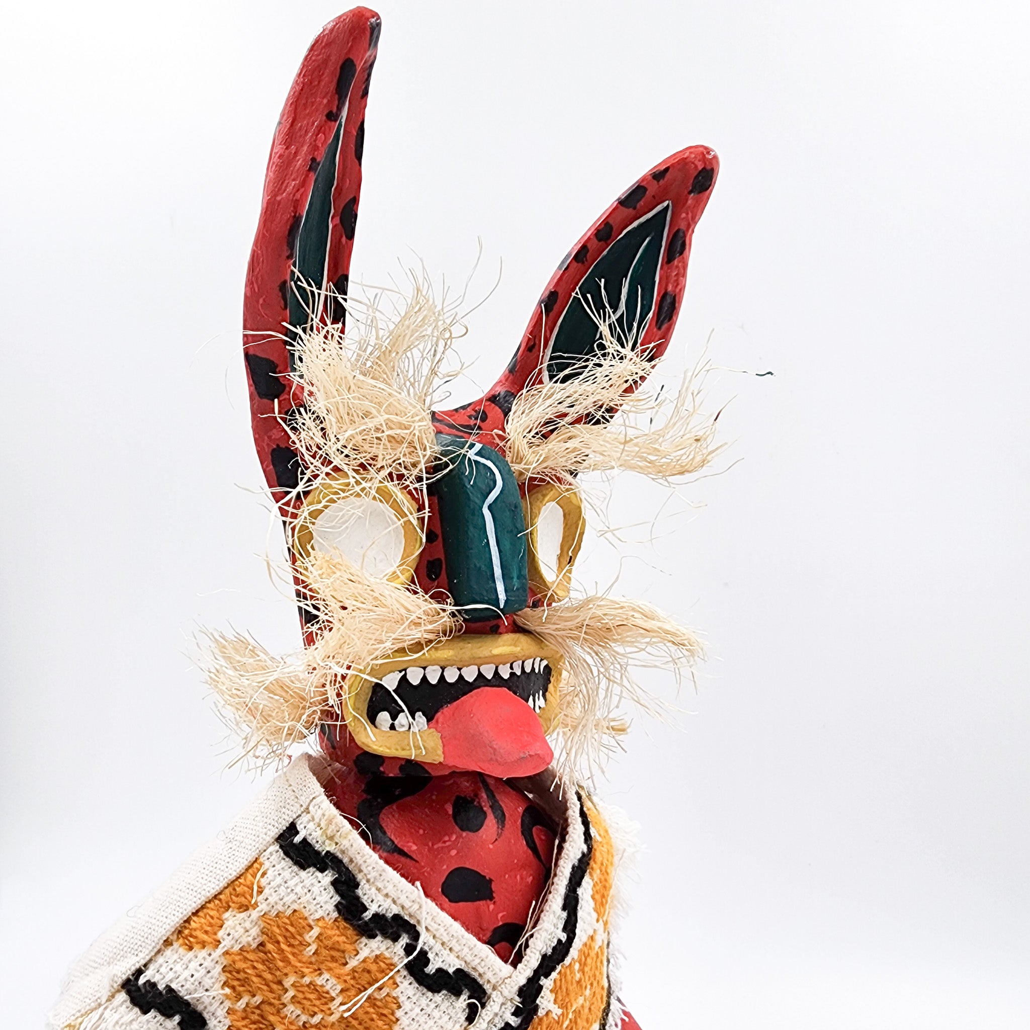 Tecuán rojo articulado de cartón