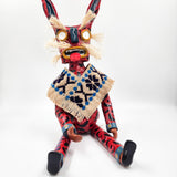 Tecuán rojo articulado de cartón