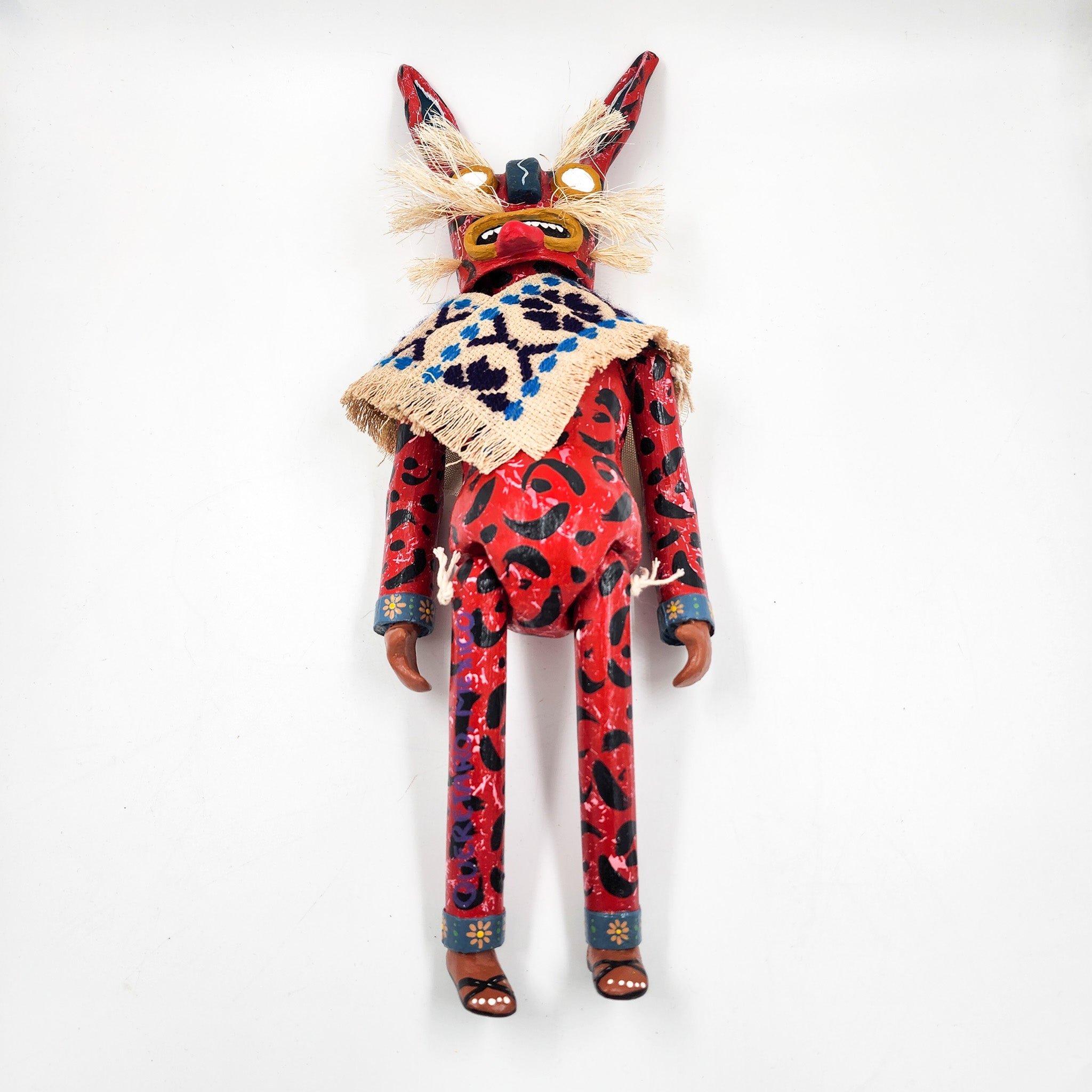 Tecuán rojo articulado de cartón