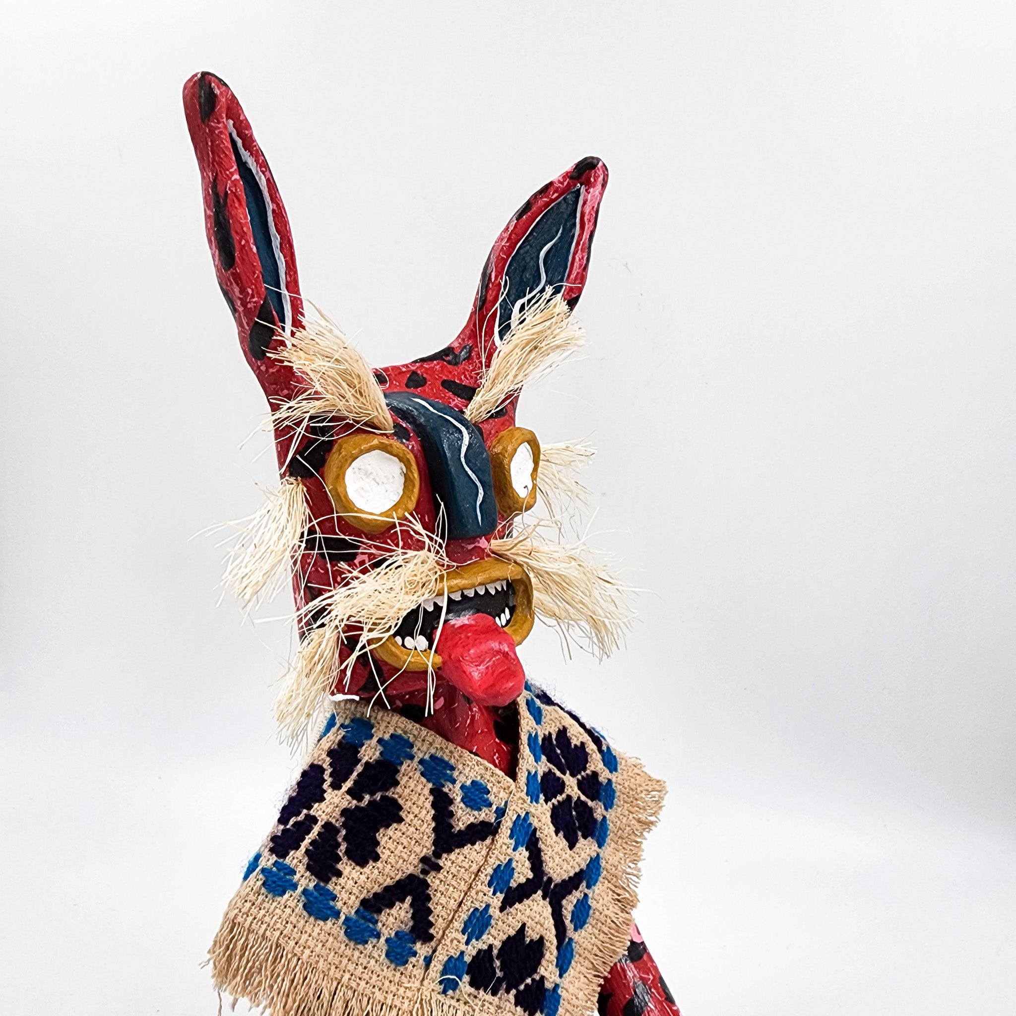 Tecuán rojo articulado de cartón