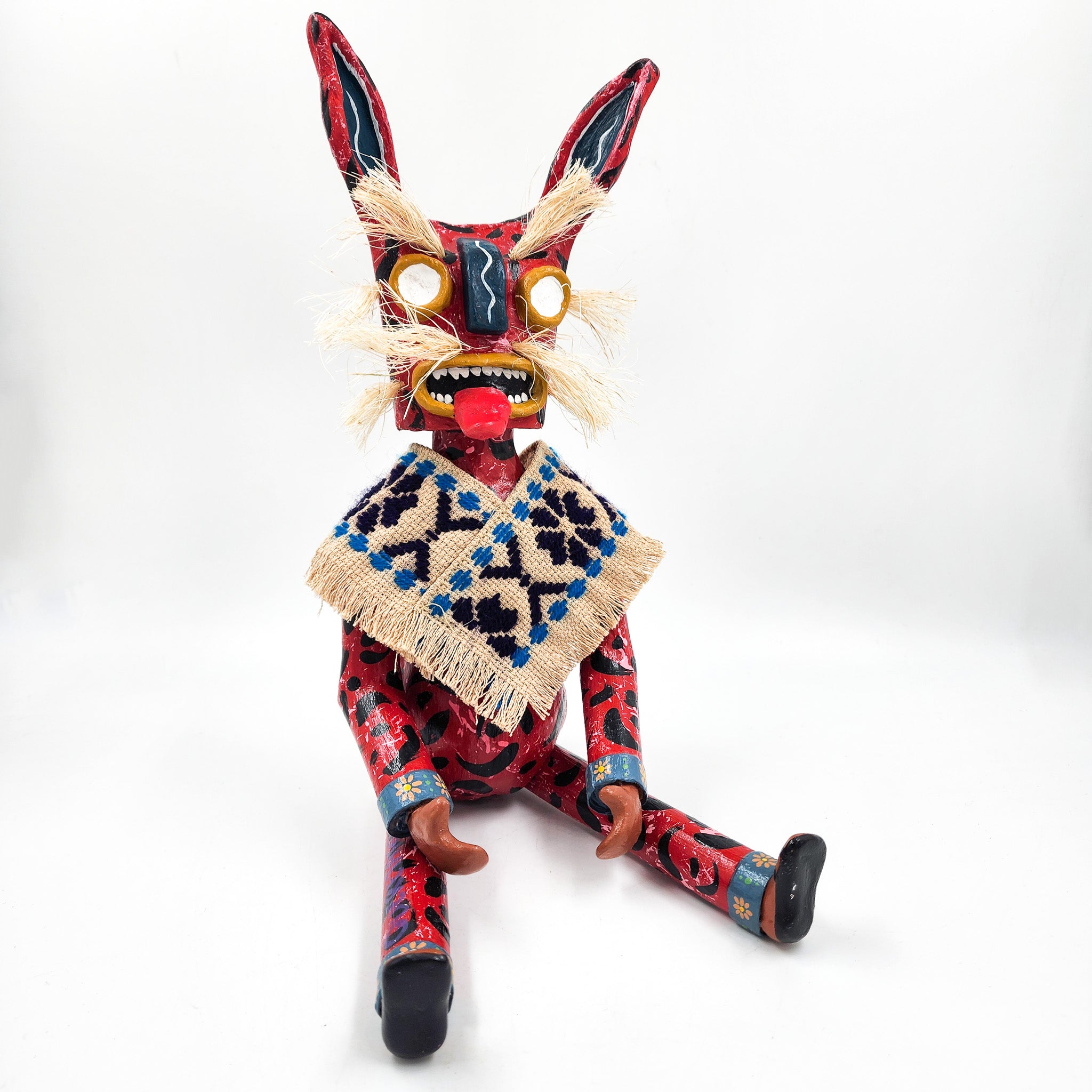 Tecuán rojo articulado de cartón