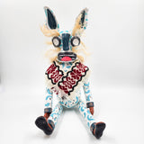 Tecuán blanco articulado de cartón