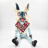 Tecuán blanco articulado de cartón