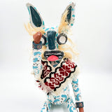 Tecuán blanco articulado de cartón