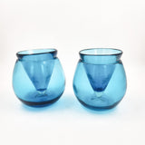 Chiller Tequila Glasses - Set of 2 Hand-Blown Glass Shot Glasses