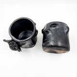 Vaso carita de barro negro