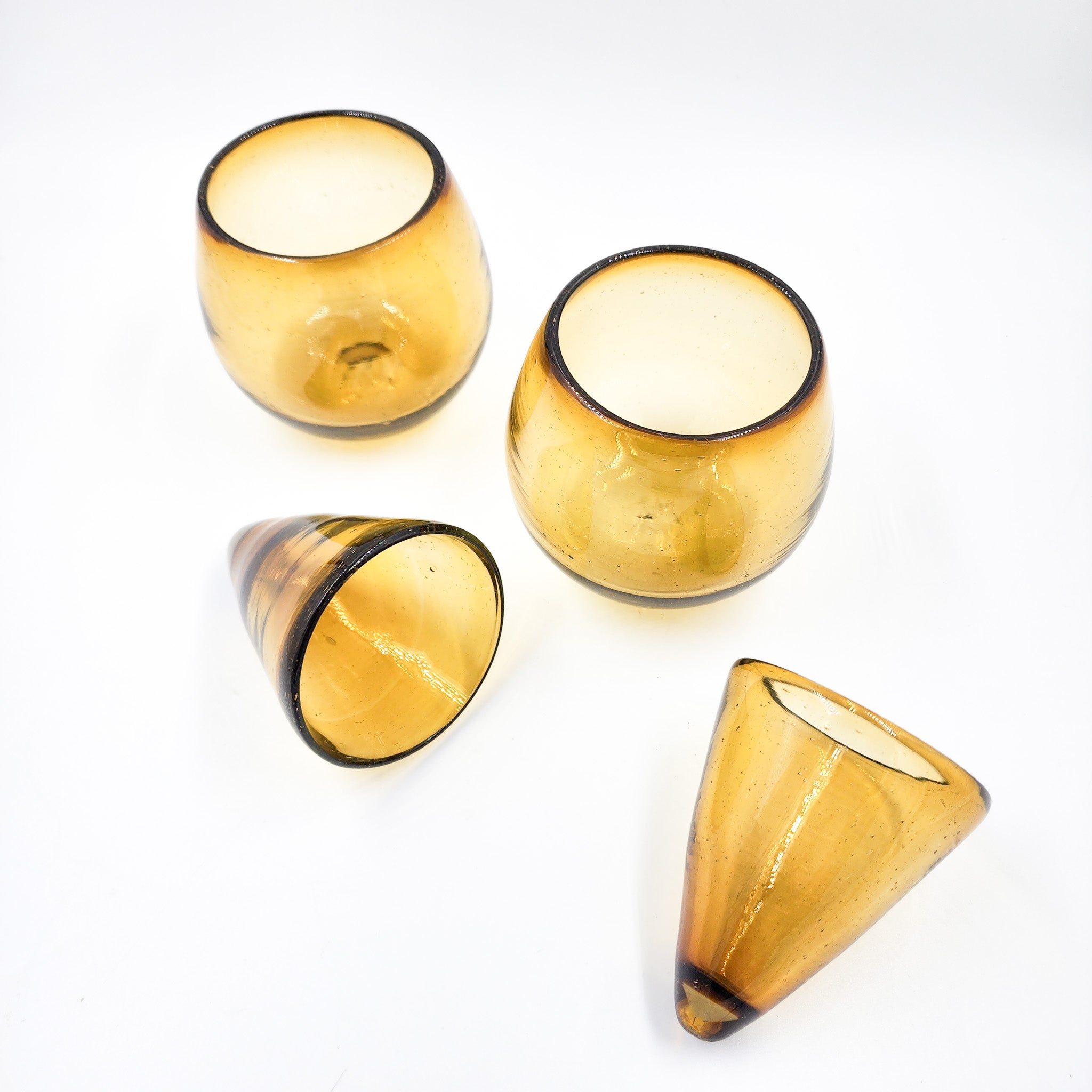 Tequilero enfriador - Set de 2 vasos de vidrio soplado