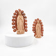 Virgen en barro artesanal