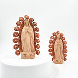 Virgen en barro artesanal